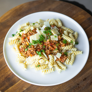 
                  
                    Pasta med köttfärssås
                  
                