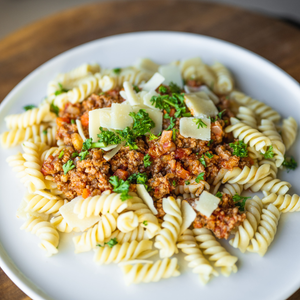 
                  
                    Pasta med köttfärssås
                  
                